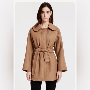 Charles Chang-Lima 100% Camel Hair Coat with Silk Lining! New With Tags!